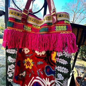 Elliott Mann vintage fabric tote bag for everyday needs!